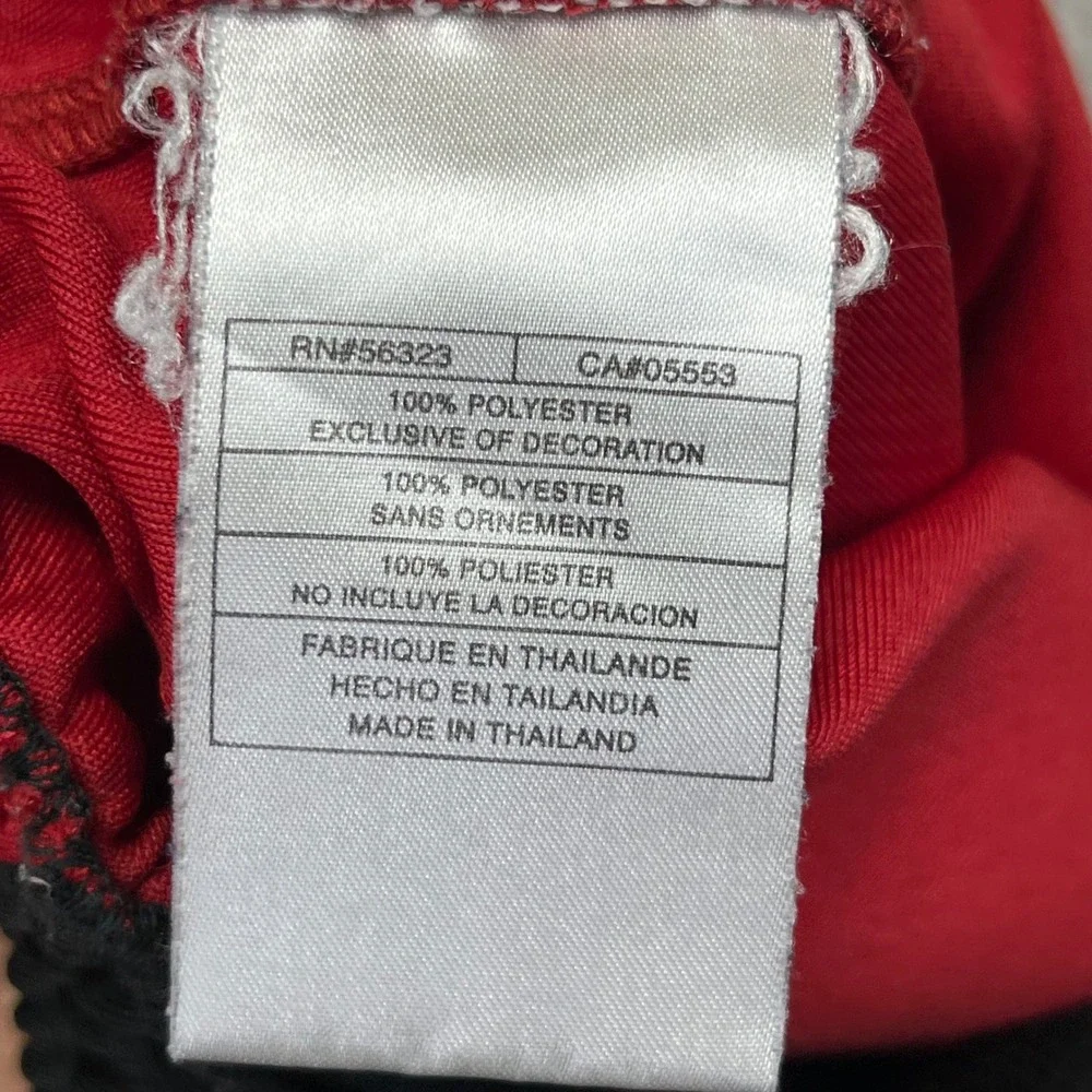 Y2k Jordan Track Pants Mens Large Red Black Jumpman Basketball Jogger Ankle Zip